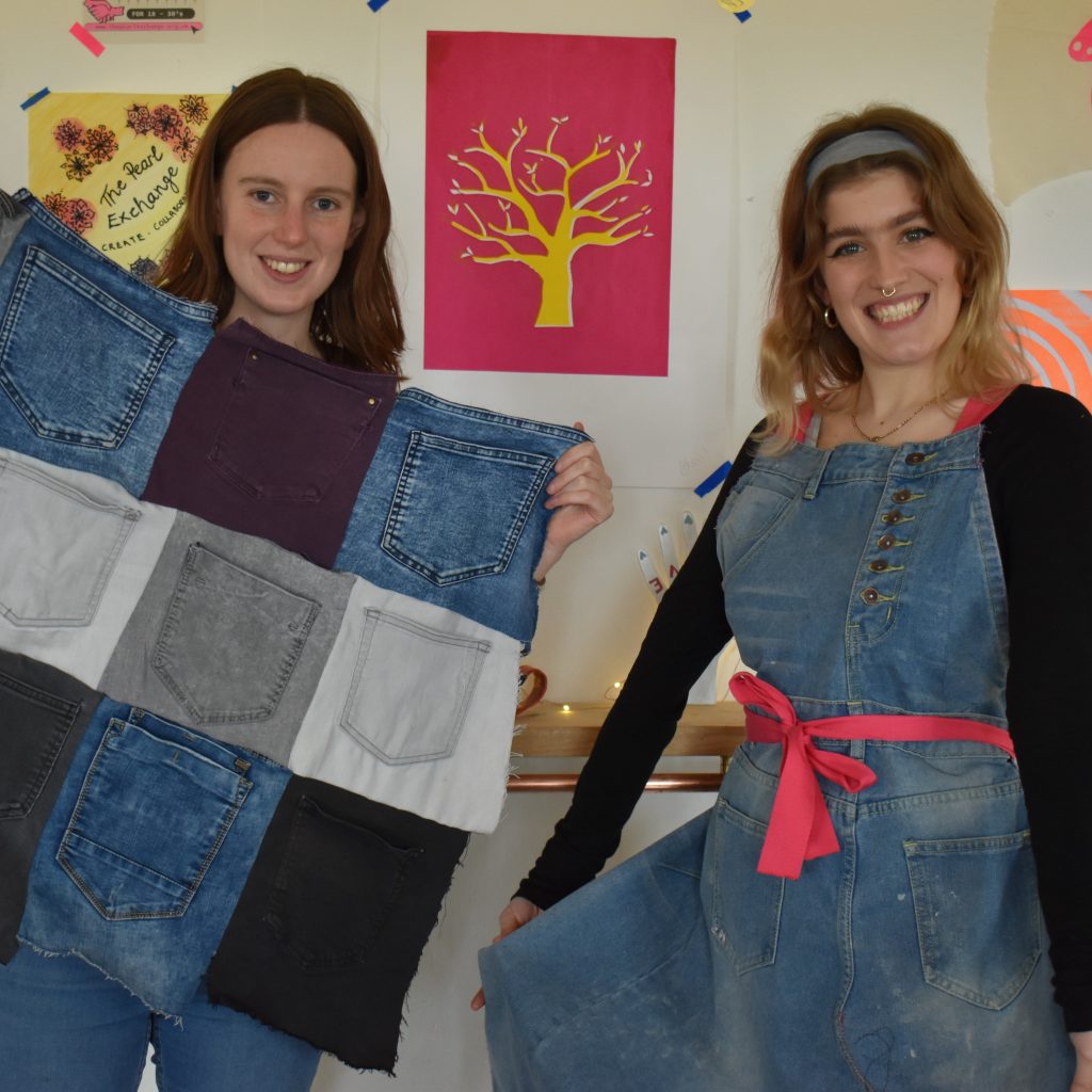 denim upcycling in Arty Friday at The Pearl Exchange